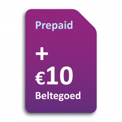 Prepaid Startpakket €10